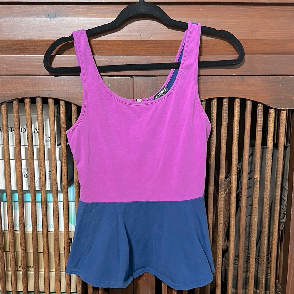 Cute Express peplum tank